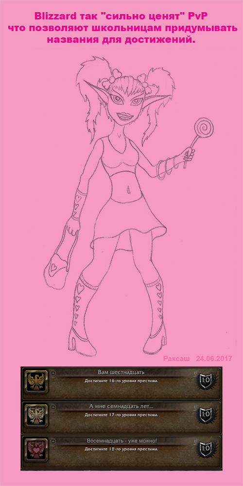 Школьницы придумывают ачивки