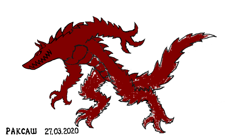 Ракс ВолкоЗавр набросок